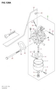 Suzuki DF5.Carburetor 13200-91J10-000 (click for enlarged image)